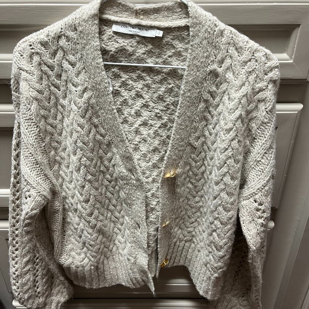 NWOT - Contemporaine Par Simons Cardigan Sweater - Size M